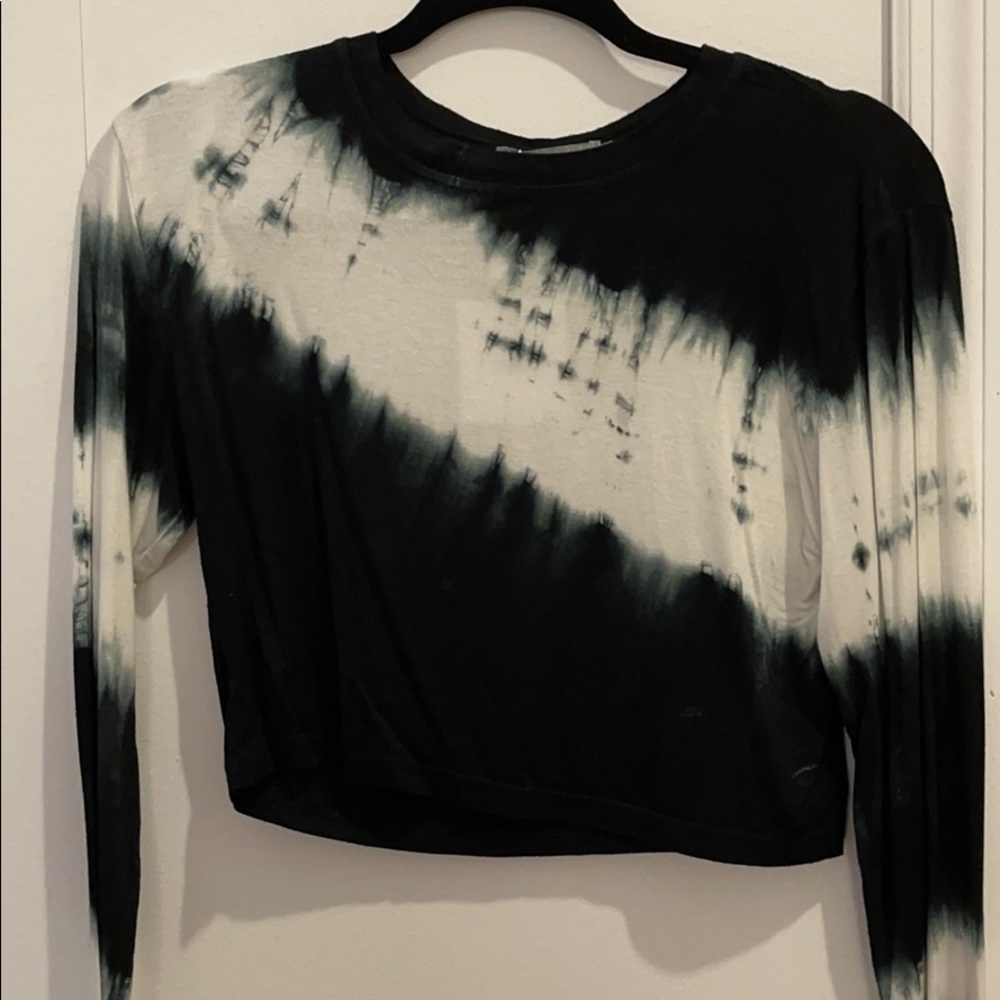 ADIKA cropped tie dye long sleeve (never worn)